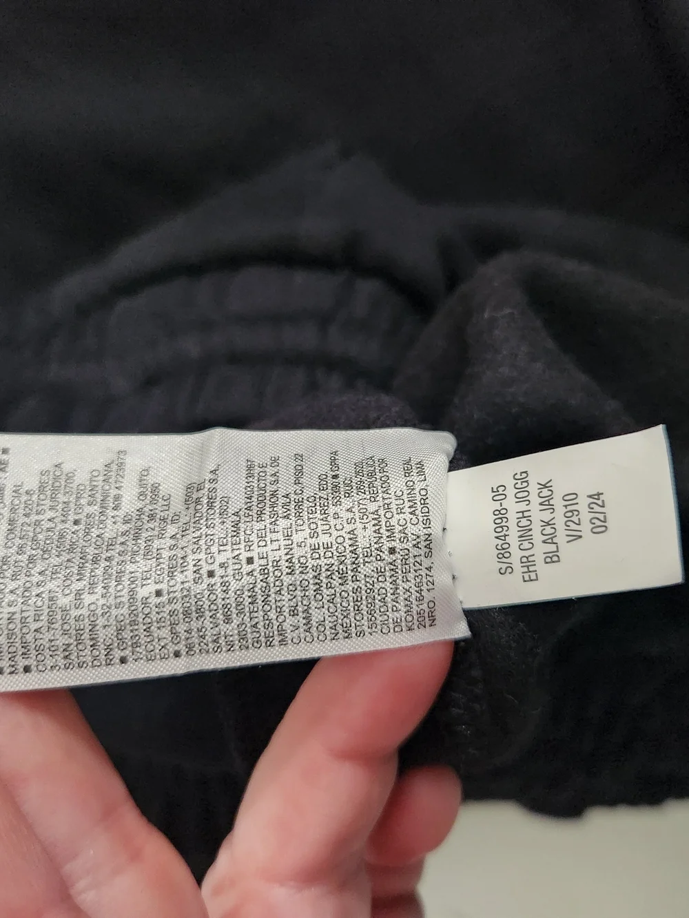 Old Navy Men's Black Drawstring Jogger Sweatpants